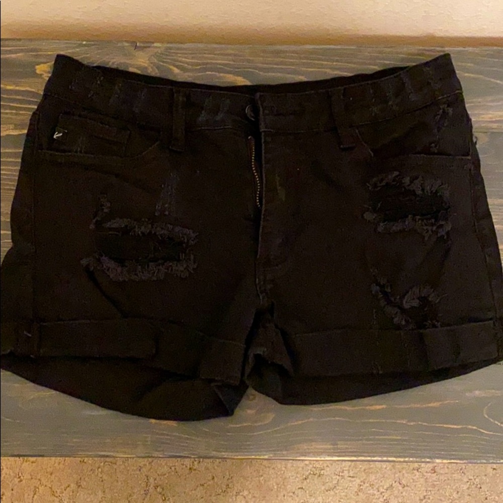 Women’s black Kancan shorts
